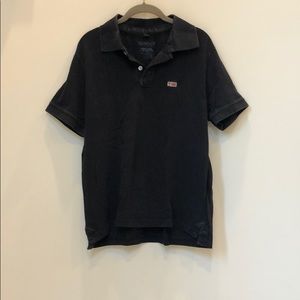 Mens medium navy napapijri polo shirt